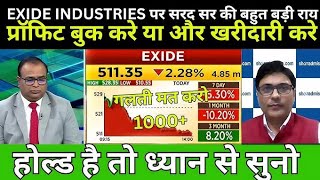 EXIDE Industries share latest newsexide share analysisexide india share target 2025 Anil Singhvi [upl. by Aivirt39]