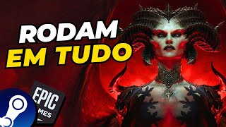 Top Melhores jogos para PC FRACO SEM PLACA DE VÍDEO na STEAM e EPIC GAMES [upl. by Araic]