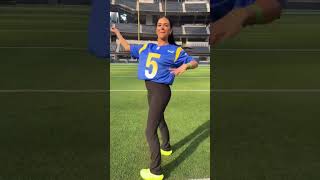 The newest player on the Rams… is her 🤨🤯 [upl. by Hsihsa347]