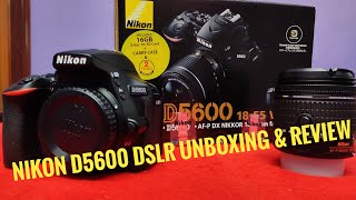 Nikon D5600 DSLR camera Unboxing and Review in tamil நிகான் D5600 கேமரா தகவல்கள் தமிழில் [upl. by Sorgalim958]