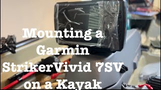 Installing a Garmin Striker Vivid 7SV on a Jonny Boat Bass100 Pt1 [upl. by Lig]