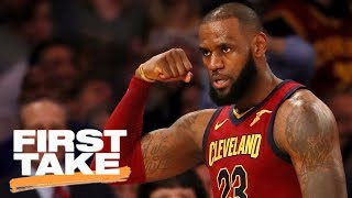 First Take reacts to LeBron James declaring himself the King of New York  First Take  ESPN [upl. by Anelrihs]