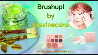 TEST➢Makijaż 65 plus➢Brushupbymaxineczka paleta ciepła➢puder pod oczy na twarz w eleganckim wieku [upl. by Acebber506]