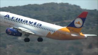 Armavia Sukhoi Superjet 10095 at Athens International Airport [upl. by Spiros]