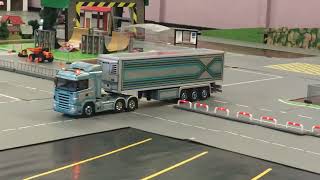 Tamiya 114 Scania R620’s Its first run ever at Leicester Rc Truck club [upl. by Zetra857]