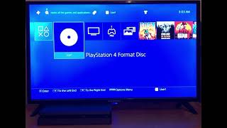 PS4 System Software Update using a game disc [upl. by Limhaj665]