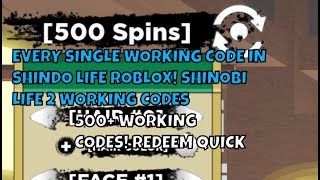 NEW EVERY SINGLE WORKING CODE IN SHINDO LIFE ROBLOX USE QUICK BEFORE EXPIRE  Shinobi Life 2 [upl. by Hembree218]