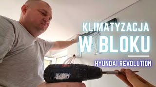 HYUNDAI Revolutioninstalacja klimatyzacji w bloku na balkonie [upl. by Nica]