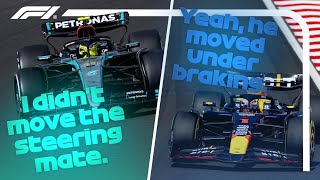 Hamilton amp Verstappen Collide In Epic LateRace Battle In Hungary  Extended Battles [upl. by Yffat875]