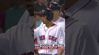 Mookie Betts 1st hit at Fenway Park goes for 1st career MLB HR  July 2 2014  Red Sox vs Cubs [upl. by Padget16]