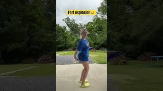 Girl farts in a jar and light it on fire 💥 fart funny viral tik tok larajuicytv [upl. by Yentirb191]