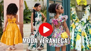 Mejores outfits de Verano para niñas Lo último en moda infantil 💖 fast fashion for kids fashion [upl. by Becket674]