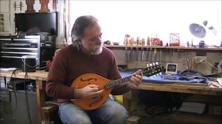 David Surette trying his new Girouard Mandolin [upl. by Egidius126]