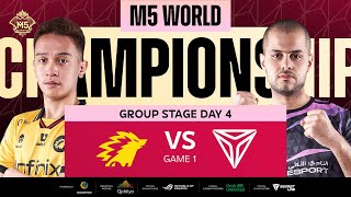 ENG M5 Group Stage Day 4 ONIC vs TE Game 1 [upl. by Kerrill]