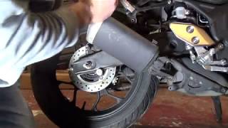 Yamaha MT 03 R3 Exhaust DIY Modification [upl. by Mitzie]