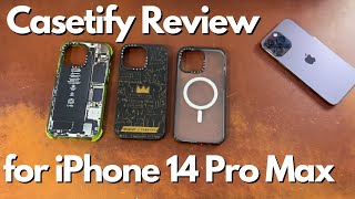 Casetify Review for iPhone 14 Pro Max  Ultra Impact Impact Mirror Lens amp Screen Protector amp more [upl. by Mohr]