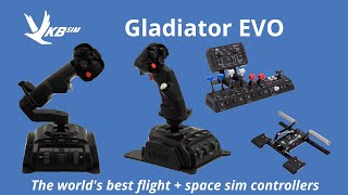 VKB Gladiator NXT EVO joysticks and controllers [upl. by Ebaj]