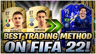 HOW TO DO THE FODDER TRADING METHOD ON FIFA 22 BEST TRADING METHOD ON FIFA 22 MAKE COINS ON FIFA [upl. by Juliette]