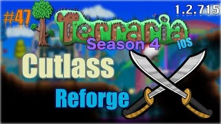 Lets Play Terraria 12715 iOS Chlorophyte Farm amp Cutlass Reforge Episode 47 [upl. by Lalad787]