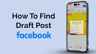 How To Find Draft Post On Facebook [upl. by Henson]