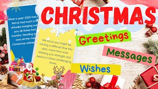 Christmas Greetings Messages Wishes for Family amp Friends Amidst Pandemic December 2023  huGotTV [upl. by Anelrats]