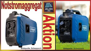 ALDI Angebot Notstromaggregat  Inverter Stromerzeuger 2000 Watt  Benzin Stromerzeuger Stromausfall [upl. by Bettine]