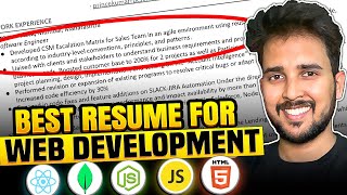 This RESUME got me 12 software engineering interviews [upl. by Rajiv]