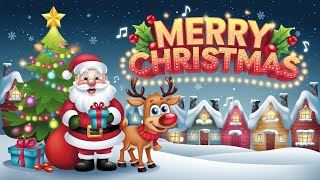 Merry Christmas  Top 100 Christmas Nonstop Songs 💕 Non stop Christmas Songs Medley with Lyrics 2025 [upl. by Laux]