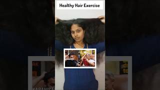 Exercise for Hair 💪 shorts youtubeshorts exercise hair givansilucy [upl. by Kasey]