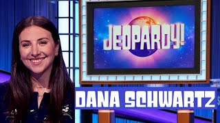 Who is DANA SCHWARTZ from Jeopardy CONTESTANT Profile amp Life EXPLAINED [upl. by Nosemyaj]