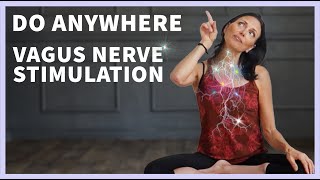 Vagal Nerve Stimulation VNS  Quick Exercise To Release Anxiety Stress amp Reset the Vagus Nerve [upl. by Aramak]