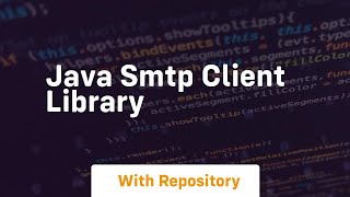 java smtp client library [upl. by Cati]