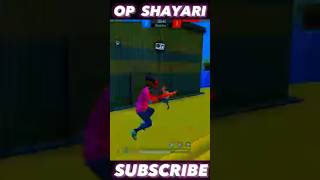 Free fire love Shayari funny Shorts video SUBSCRIBE [upl. by Anikal]