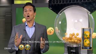 Oz Lotto Draw Results 1255 06032018  the Lott [upl. by Myer24]