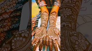 Sar type bridal mehandi designful hand Madhubani pattern per bridal mehandi design [upl. by Uyr781]