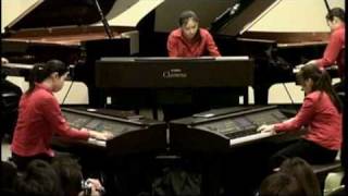 Khachaturian Sabre Dance 5 pianos ensemble at MTAC State Convention [upl. by Ylrevaw669]