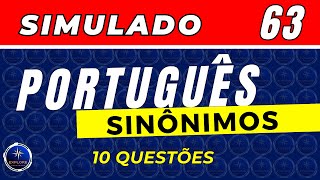 📘 NOVO SIMULADO DE PORTUGUÊS PARA CONCURSOS COM 10 QUESTÕES DE SINÔNIMOS [upl. by Stafani]