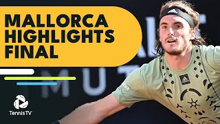 Stefanos Tsitsipas vs Roberto Bautista Agut For The Title  Mallorca 2022 Final Highlights [upl. by Ryun]