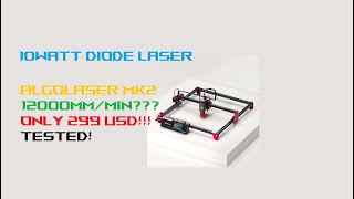 AlgoLaser DIY KIT MK2 diode laser engraver is cheap but is it any good [upl. by Paloma]