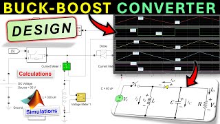 ⚡ DCDC BuckBoost Converter Design 🔋 Power Electronics Calculations amp MATLABSimulink [upl. by Randolph917]