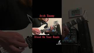 archenemy bloodonyourhands guitarcover guitarsolo アーチエネミー ギター カバー [upl. by Elokcin]