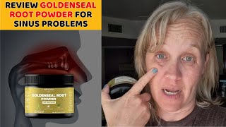 Goldenseal Root Powder from Vinatura Sinus Relief amp Mucus Elimination Supplement  Honest Review [upl. by Spillar]