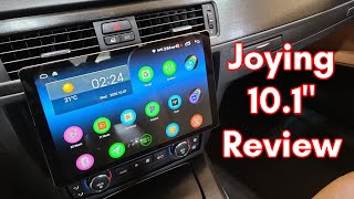 Reviewing the NEW Joying 101quot Android 10 Head Unit With Apple CarPlay and Android Auto [upl. by Anma615]