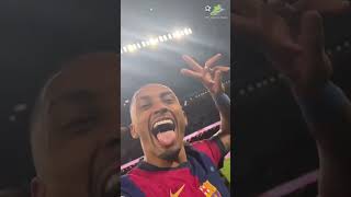 Barcelona Players Crazy Celebrations After Winning Real Madrid football barcelona realmadrid [upl. by Sacrod]