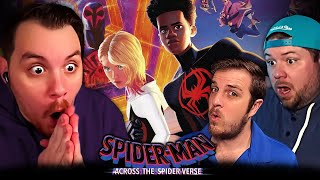 SpiderMan Across the SpiderVerse Movie REACTION [upl. by Arraek]