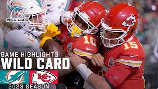 Miami Dolphins vs Kansas City Chiefs Game Highlights  NFL 2023 Super Wild Card Weekend [upl. by Ryle]