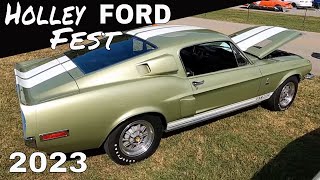 Holley Ford Fest 2023 Car Show NMRA Beech Bend Raceway [upl. by Enialedam]