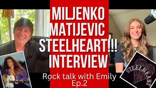 Miljenko Matijevic of STEELHEART interview favorite songs Rockstar movie new projects and more [upl. by Lauree619]