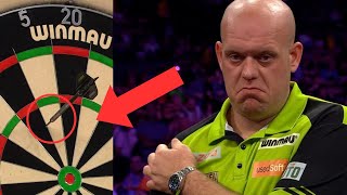 Was this MVGs worst dart ever 🤔 darts [upl. by Nosned]