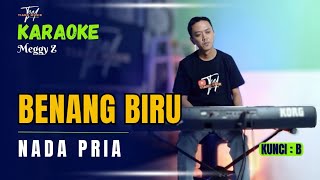 BENANG BIRU KARAOKE  NADA PRIA [upl. by Idolla]